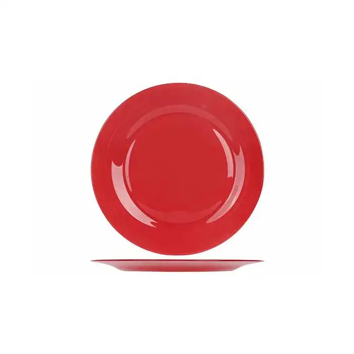 Zana Red Assiette Plate D26cm