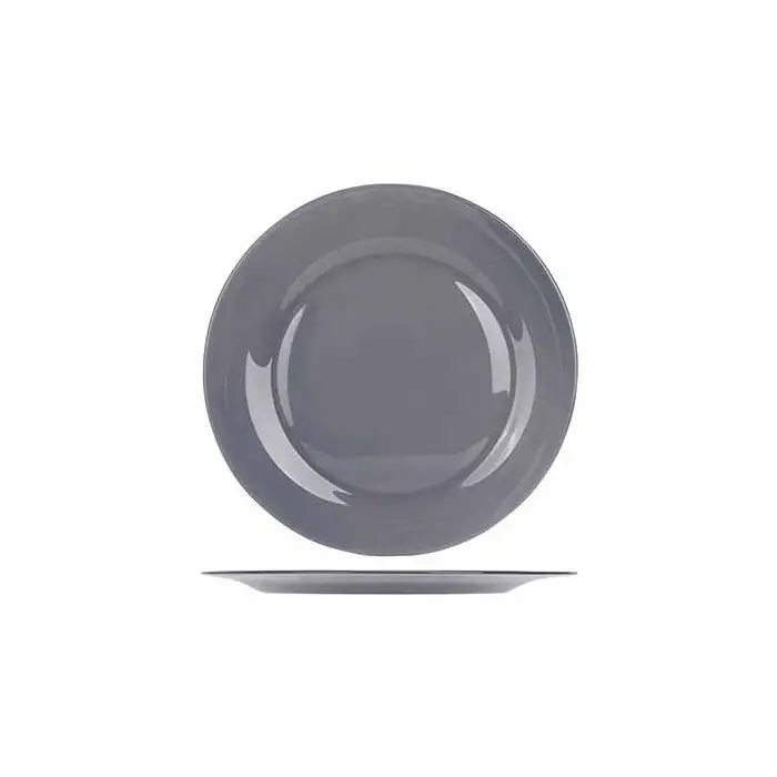 Zana Grey Assiette Plate D26cm