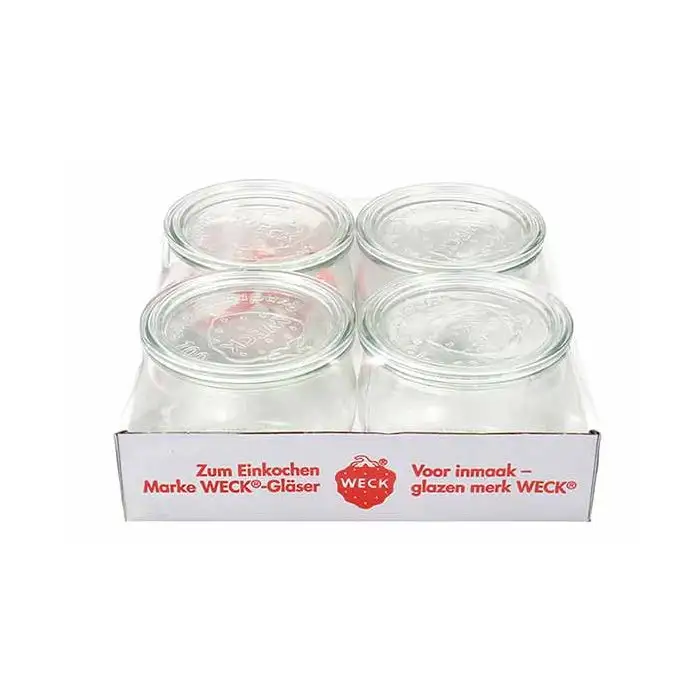 Bocal De Conservation Set4 580ml #744 Couvercle Verre