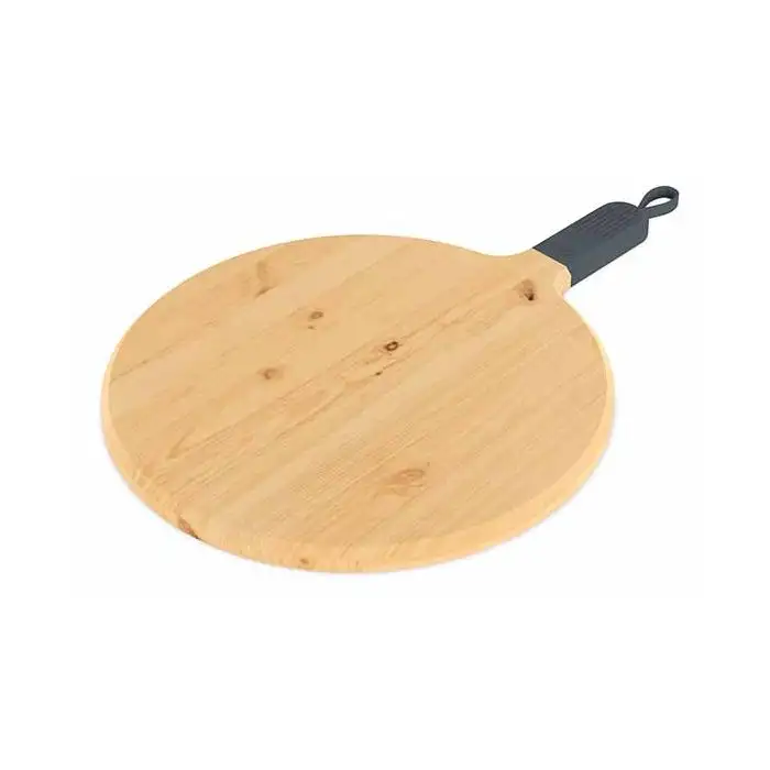 Sora Ardoise Planche Pizza Hetre Manche En Silicone