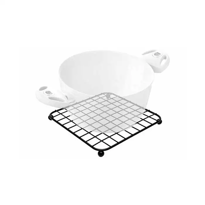 Black Globe Dessous De Plat 19x19xh2cm Metal