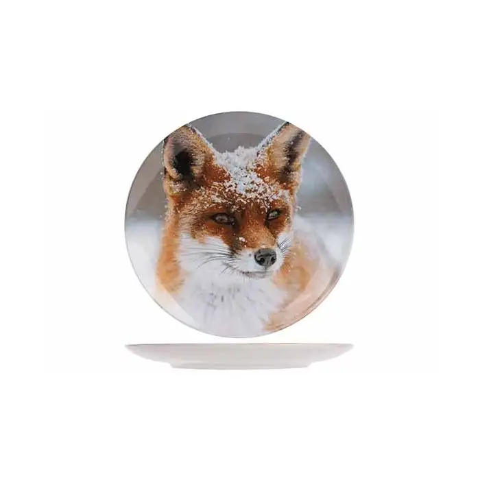 Animal Assiette Plate D26cm Renard