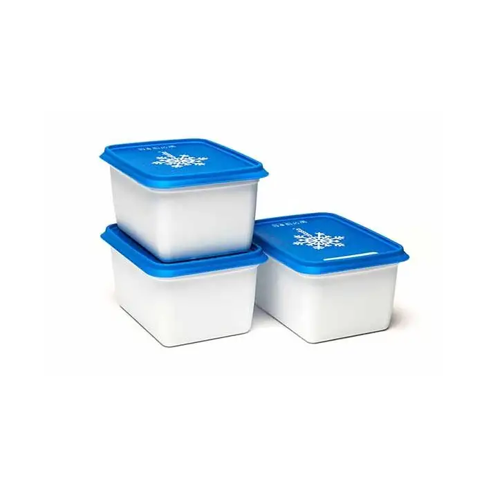 Alaska Boite Hermetique Set3 1200 Ml 12,8x12,8xh17cm