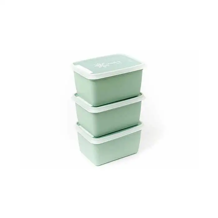 Alaska Bio Boite Hermetique 1000ml Set3 17x12,8xh8,9cm