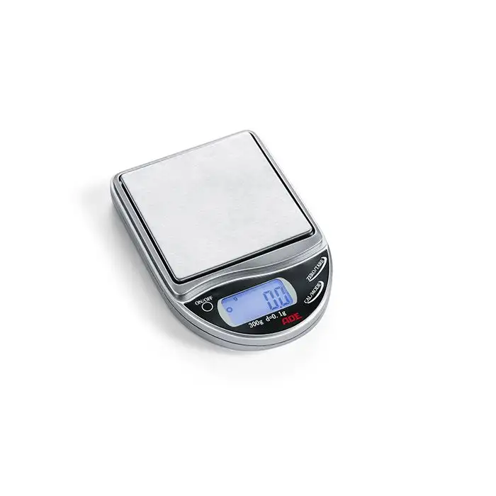Ade Balance De PrÉcision Digitale Pocket Max. 300g - Jusqu À 0,1gr - Incl. 2x Aa