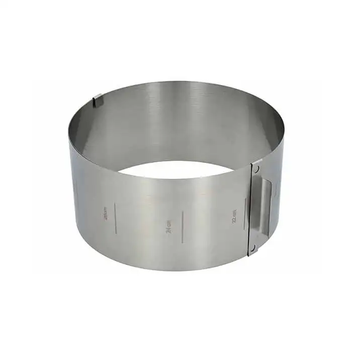 Bakers Best Cercle De PÂtisserie D18 - 30xh10cm Avec Indication De Taill