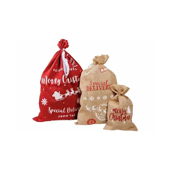 Xmas Goodie 2024 Set3 Sacs En Jute