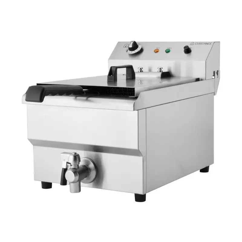 Friteuse électrique sur table - 10 L en inox