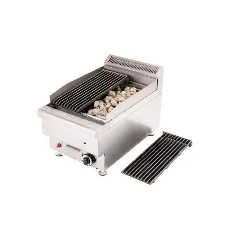 Grill charcoal pierre de lave à gaz 1 brûleur