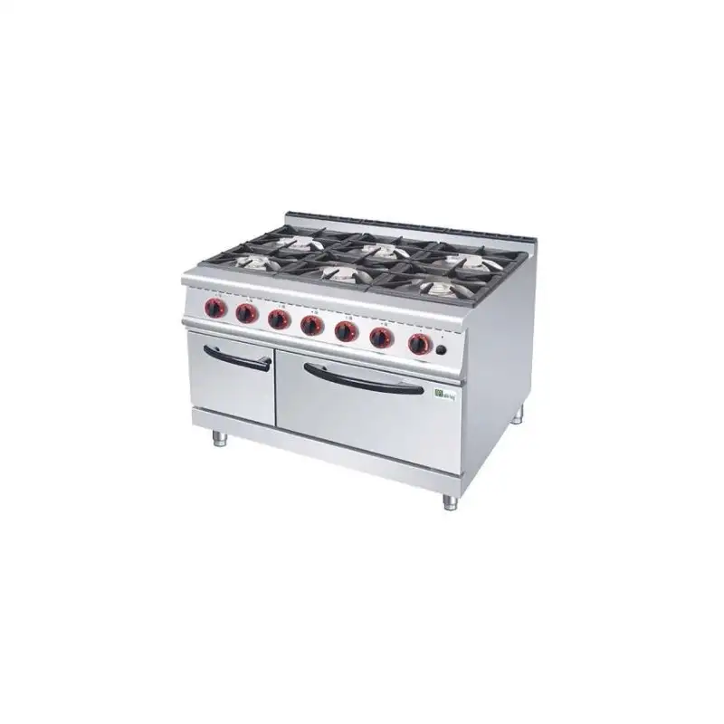 Fourneau sur armoire et sur four - Gamme 700 - 6 Feux